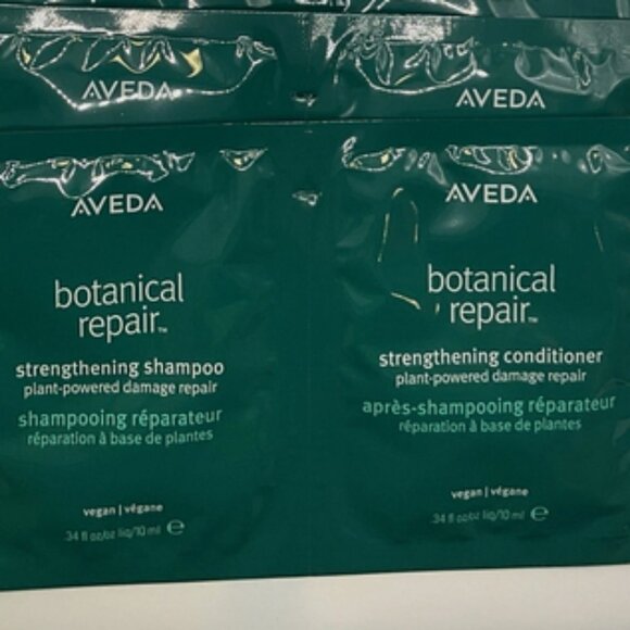 Lot of 7 AVEDA Botanical Repair Strengthening Shampoo & Conditioner 0.34oz each - Picture 6 of 6